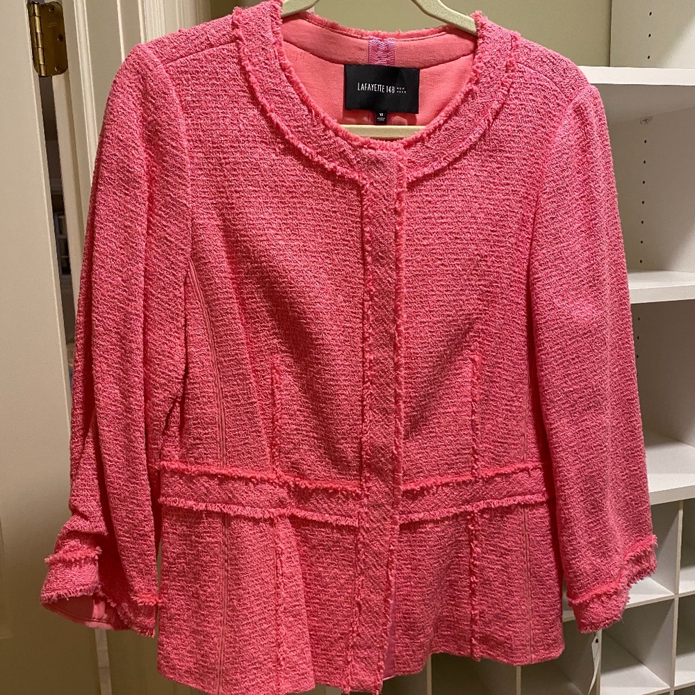 Lafayette148 New York Pink Jacket